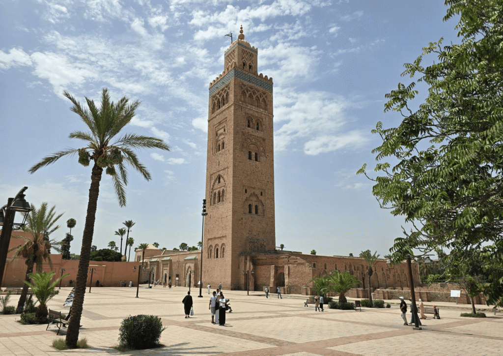 La place de la Koutoubia à Marrakech, à visiter à pied